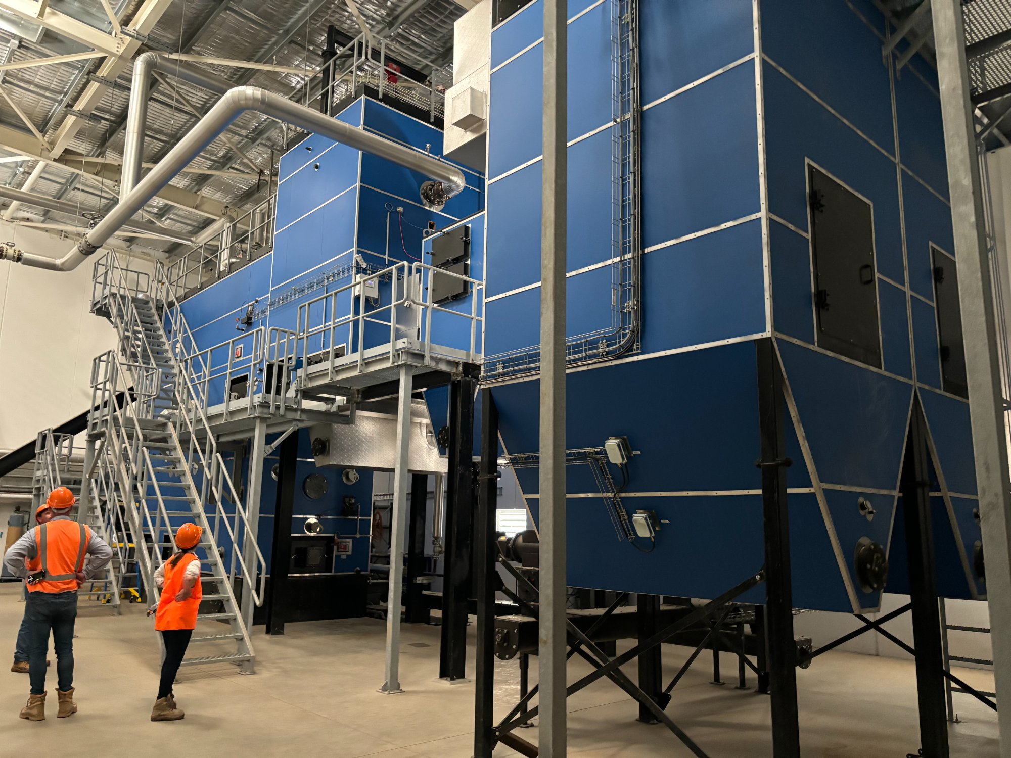 Suntory Pacific biomass hot water boiler